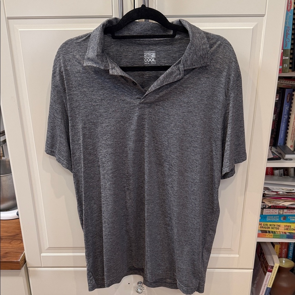 Stay Cool Men's Polo Shirt - Charcoal Gray